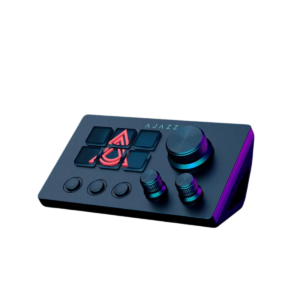 Ajazz AKP03E Programmable Macropad Desk Controller — 12 Keys, Visual Buttons, Multi-Knob, Stream Deck Alternative