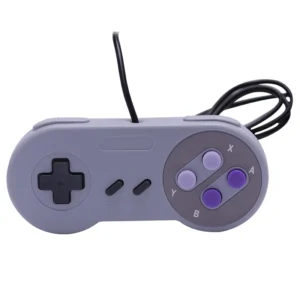 Replacement Controller for Super Nintendo SNES — Classic 16-Bit Layout